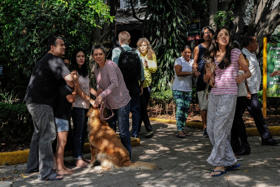 En imágenes: el potente sismo que sacudió a México