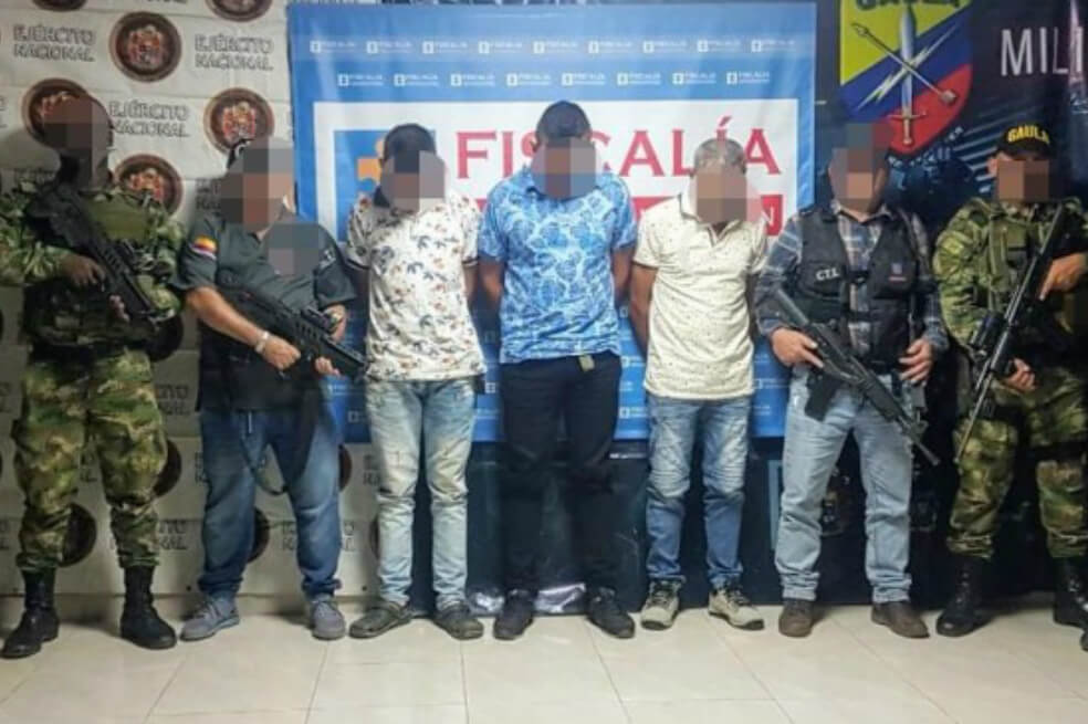 Capturan a tres presuntos integrantes de «Los Caparrapos» en el Bajo Cauca