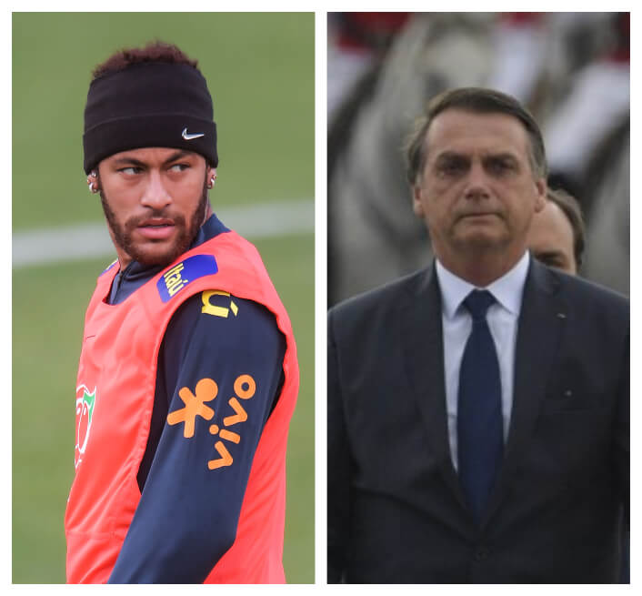 Jair Bolsonaro: «Le creo a Neymar», acusado de violación a pocos días de Copa América