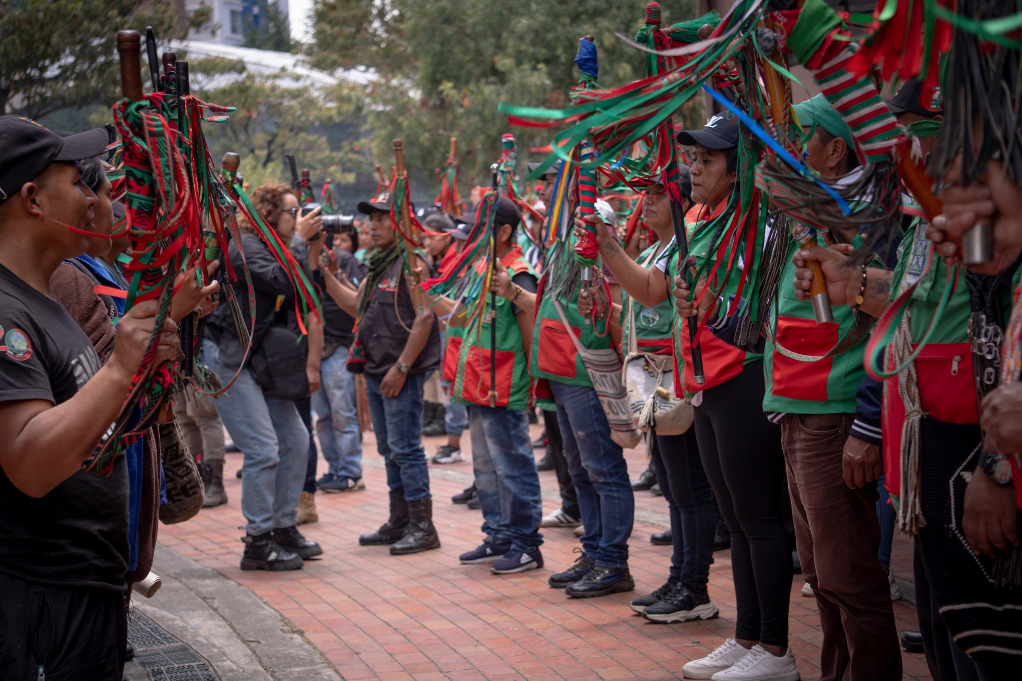 Minga llegó a Bogotá: pide frenar violencia en Cauca y participar en la paz total