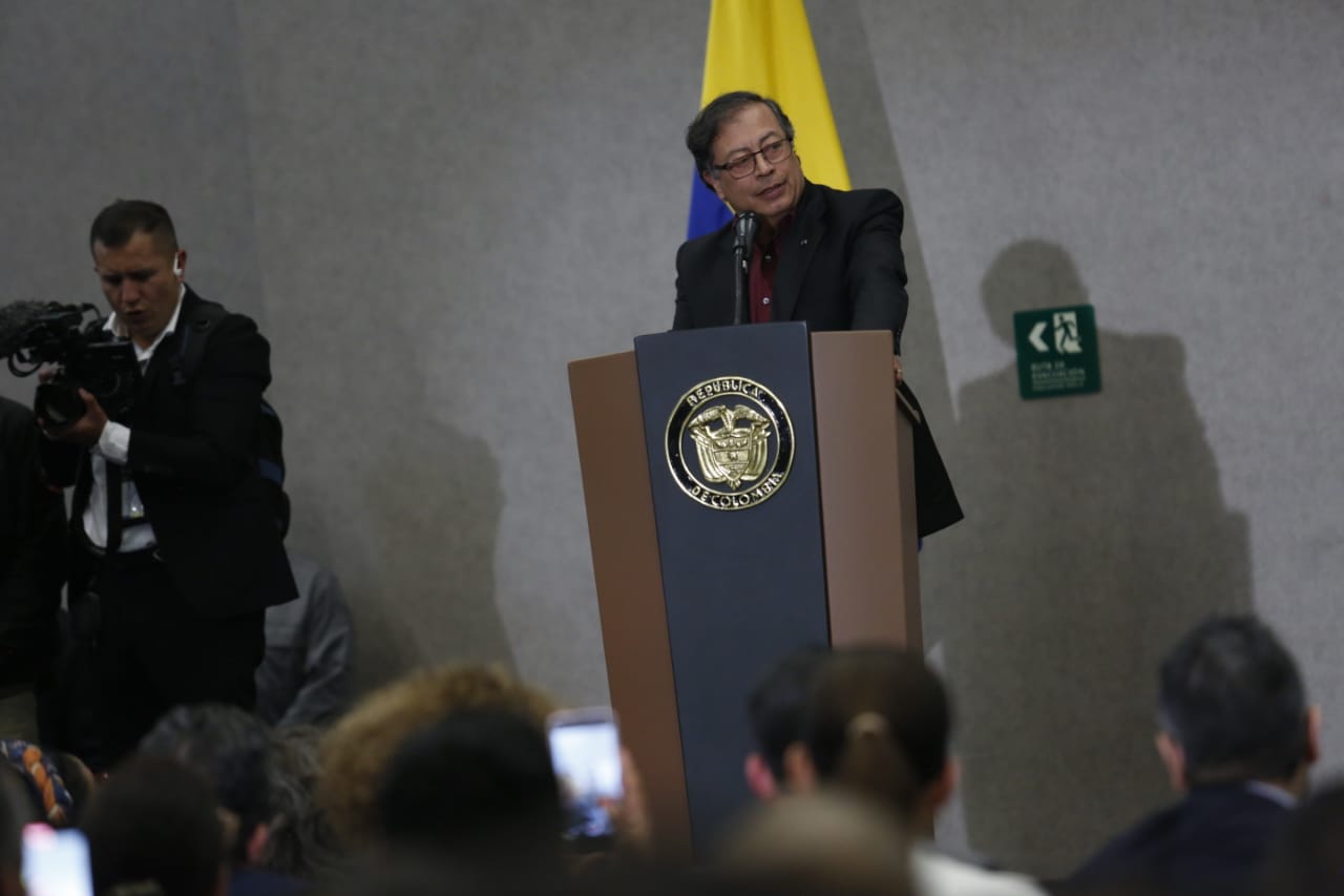 El presidente de la Repúbica, Gustavo Petro.