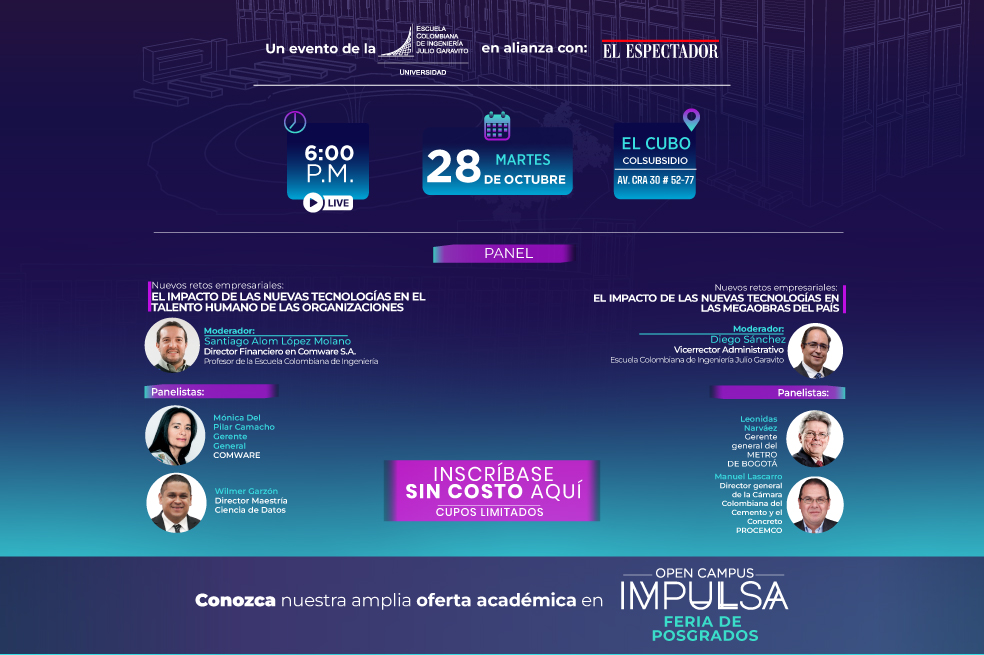 Escuela Colombiana de Ingeniería y El Espectador dialogan sobre talento y tecnología