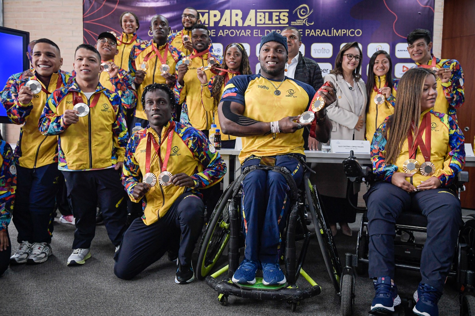 Así fue el recibimiento a los paratletas que hicieron historia en los Paralímpicos