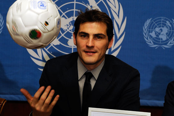 Iker Casillas luchará contra la pobreza como embajador de Naciones Unidas