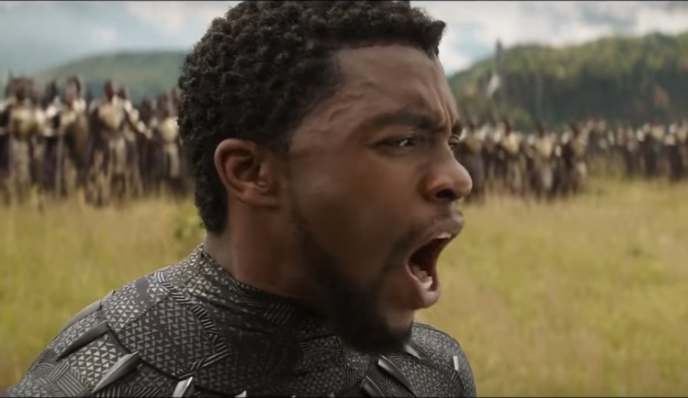 Chadwick Boseman en su interpretación como Black Panther dentro del Universo Cinematográfico Marvel.