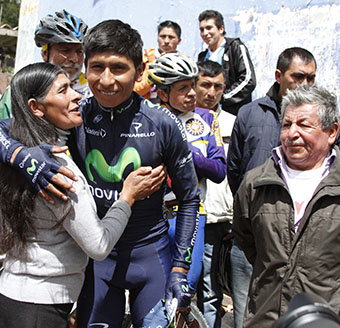 La fuerza detrás de Nairo Quintana: aquellos que han estado siempre a su lado