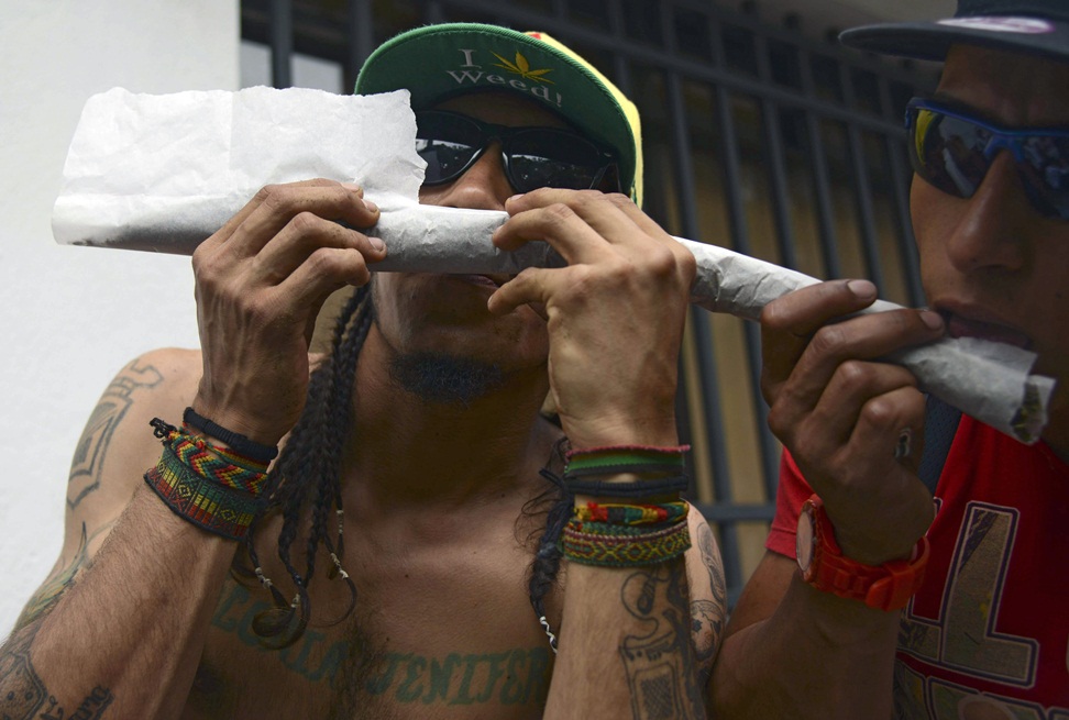 Marcha de la Marihuana en Medellín