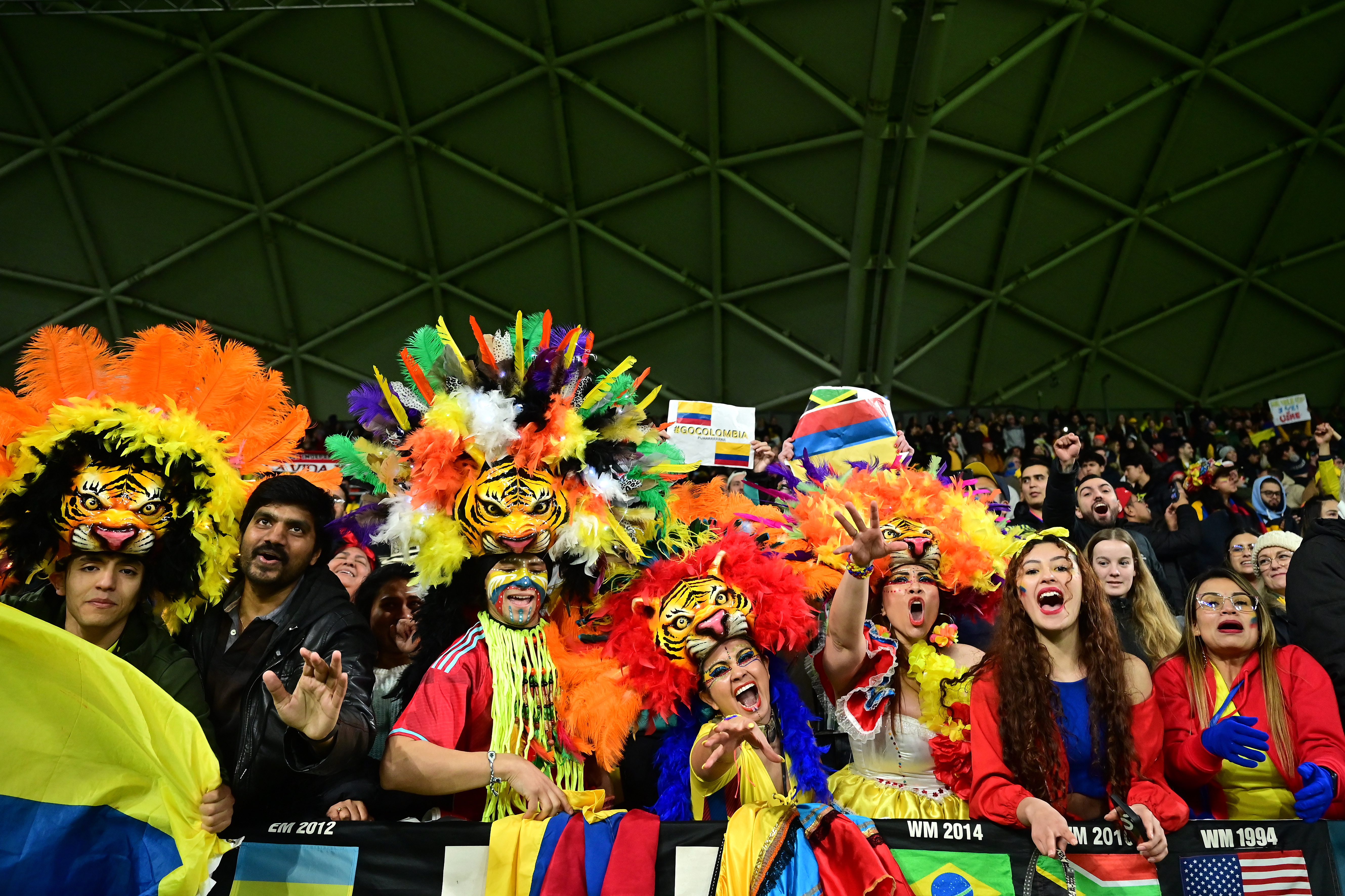 Imágenes del triunfo de Colombia sobre Jamaica en el Mundial Femenino.