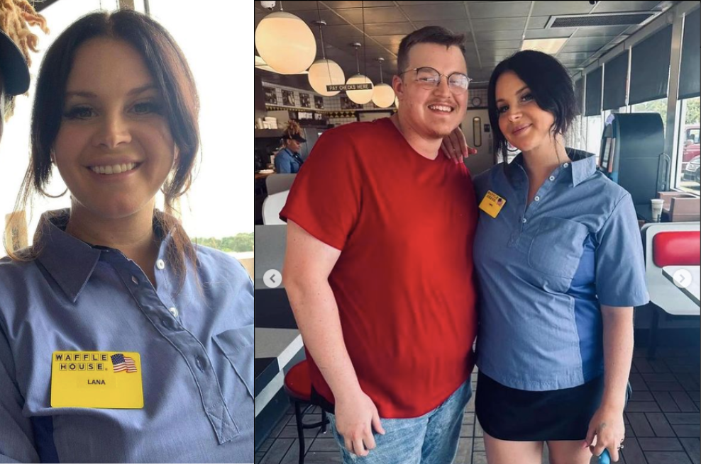Graban a Lana Del Rey trabajando en una reconocida cafetería, ¿qué le pasó?