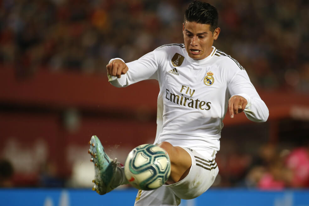 James, ausente del entrenamiento de Real Madrid por nacimiento de su hijo