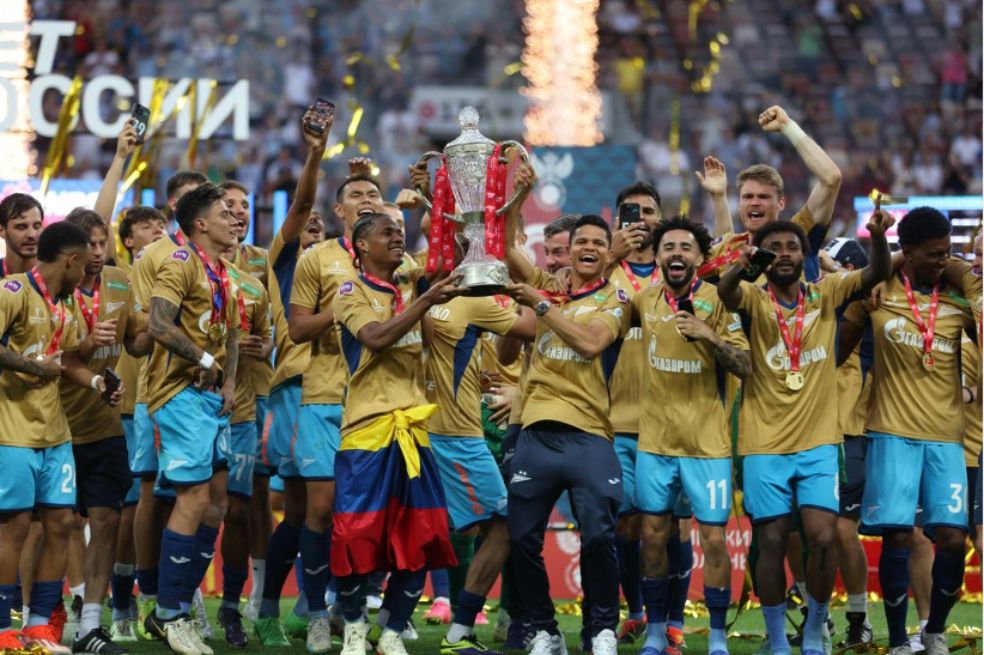 El Zenit de Cassierra y Barrios se consagró campeón de la Copa de Rusia