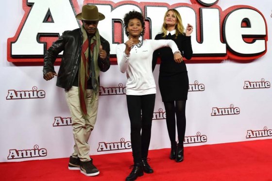 Cameron Díaz y Jamie Foxx dan el relevo generacional a la nueva «Annie»