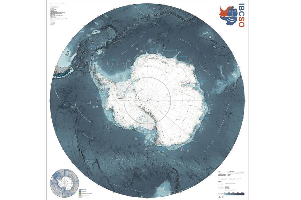 Cartografían por primera vez el fondo del océano Antártico