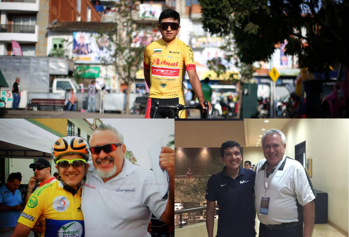 El masajista colombiano que trae al país a las joyas del ciclismo ecuatoriano