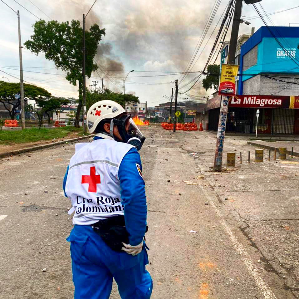 Caravana humanitaria Cruz Roja