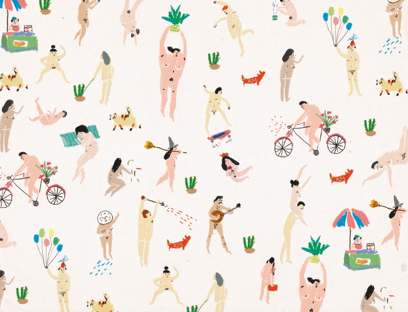 “Los Naked”. / Cortesía de la autora