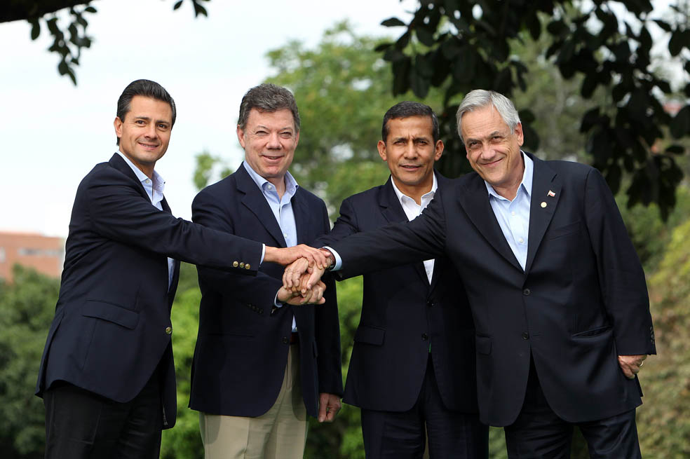 Cuando Sebastián Piñera selló la Alianza del Pacífico con Colombia