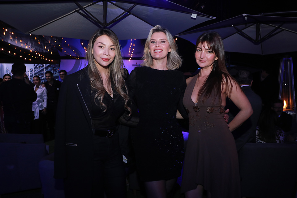 Diana Rincón, Alexandra Serrano y Johanna Poveda