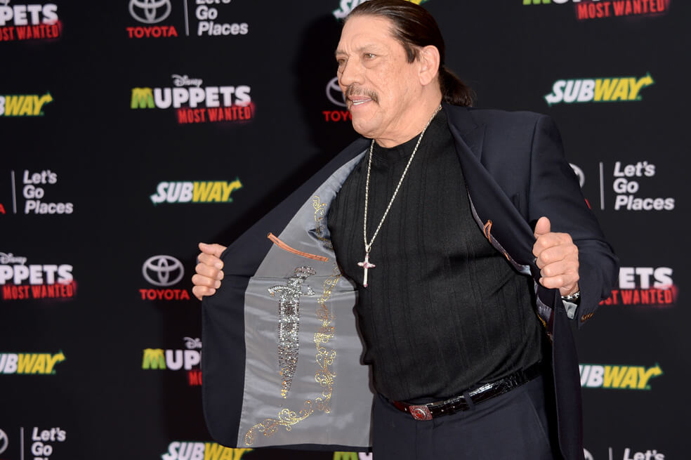 Danny Trejo en el estreno de "Los Muppets".
/ AFP