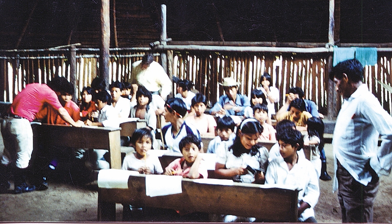 Compartió con varias comunidades de la Amazonia. 