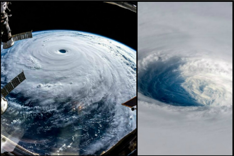 Las impactantes imágenes desde el espacio del supertifón Trami que amenaza a Japón