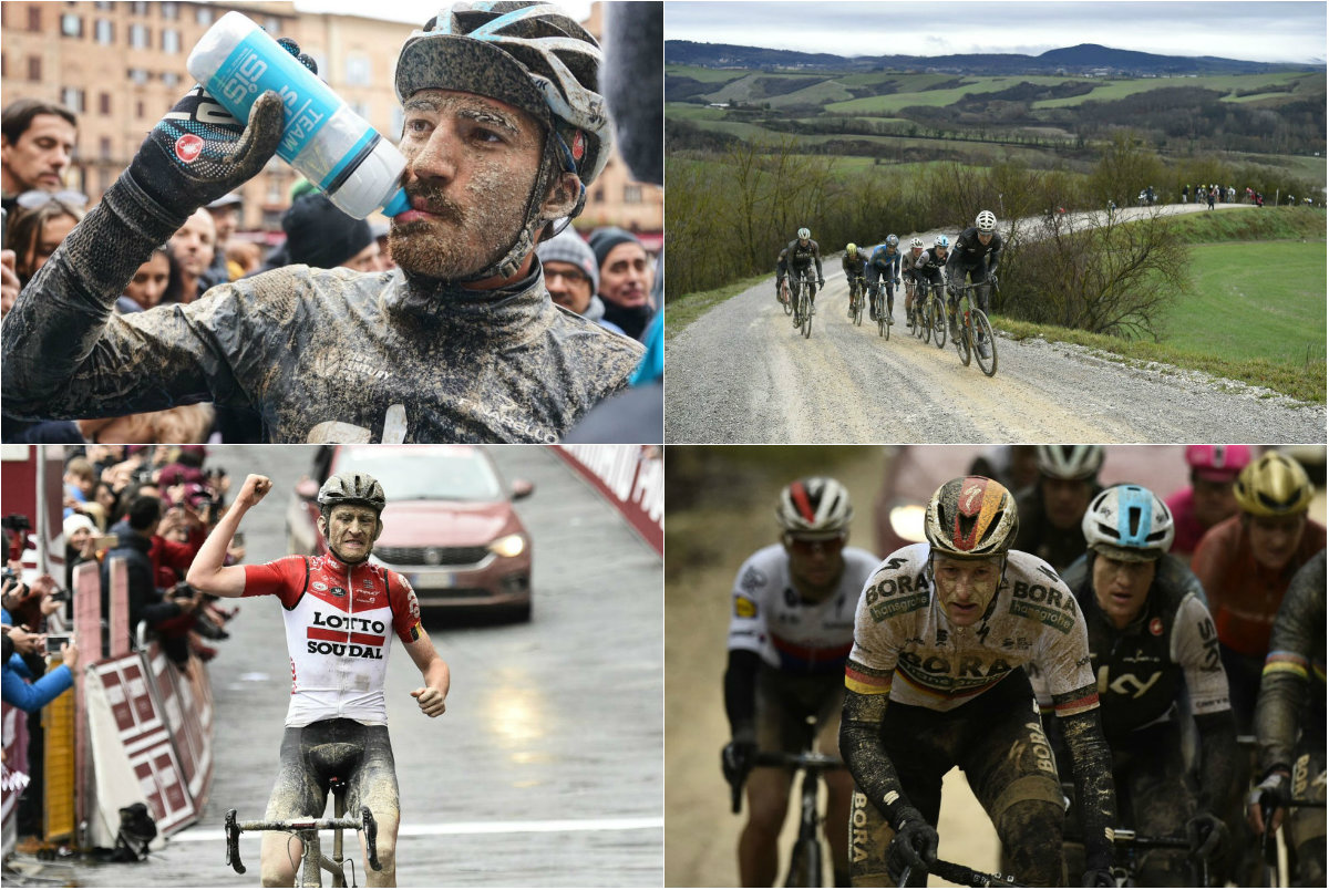 Ciclismo en estado puro: las imágenes de una Strade Bianche inolvidable