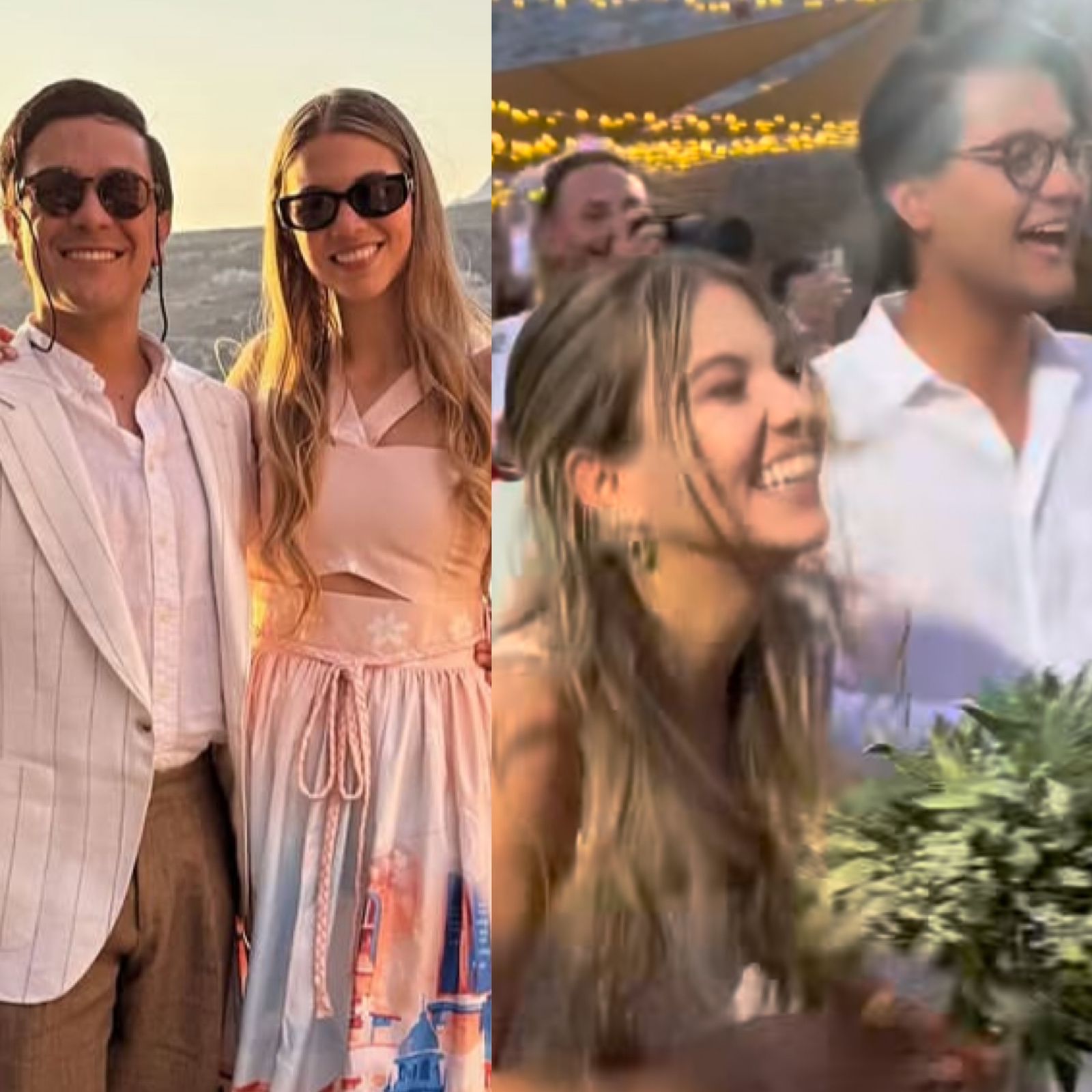 Se casó la hija de Carlos Calero, de Día a Día. Así fue la boda en Grecia. Fotos