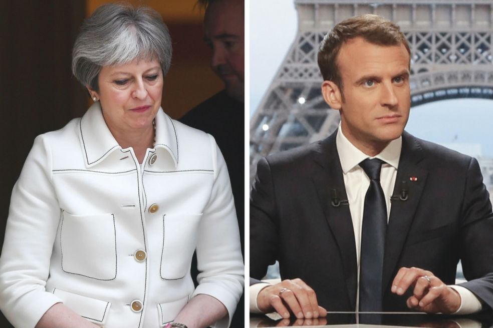 May y Macron “bombardeados” tras el ataque en Siria