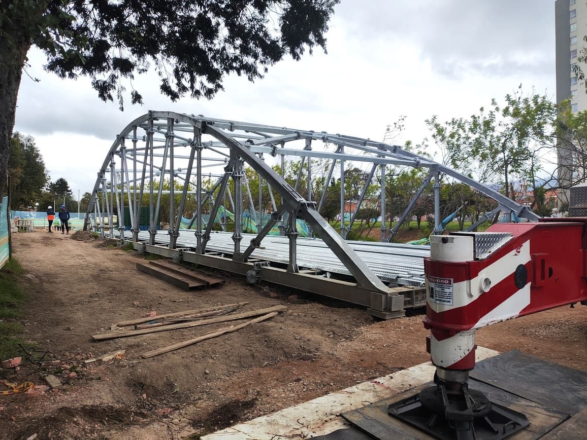 Así avanza la construcción del corredor ambiental canal Córdoba en Suba
