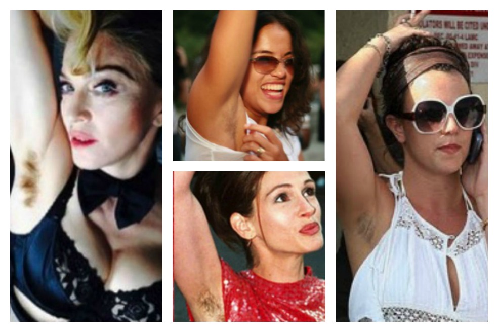 Top de famosas que decidieron no depilarse