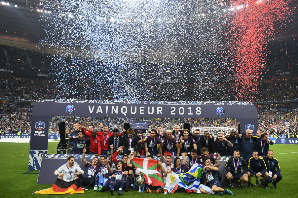 París Saint Germain campeón de la Copa de Francia