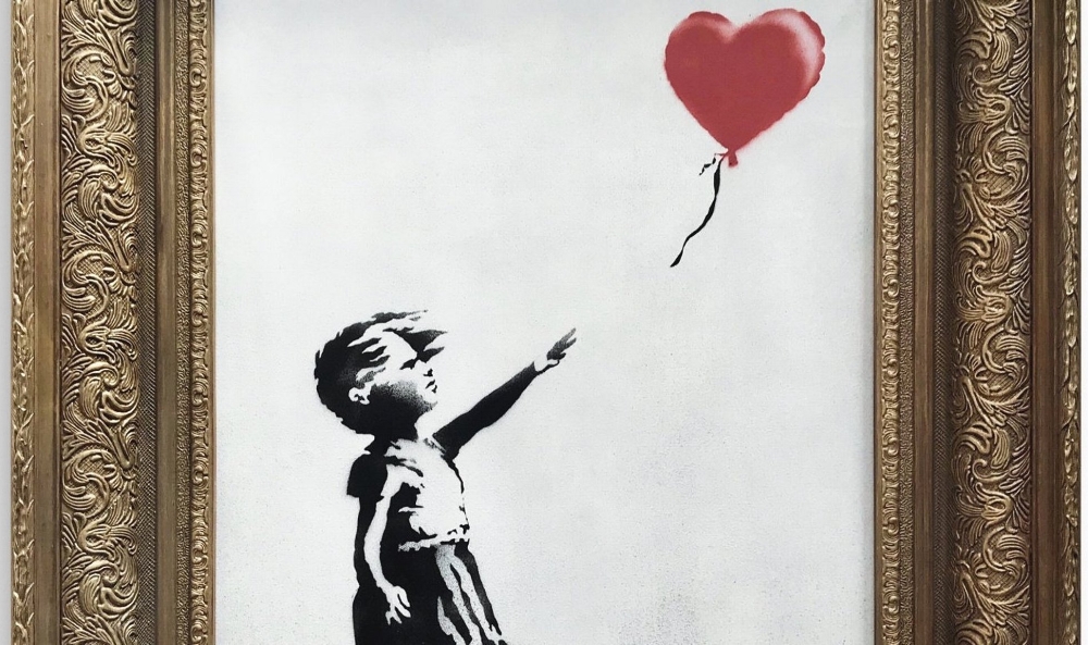 Desactivan en Alemania la trituradora escondida en un cuadro de Banksy
