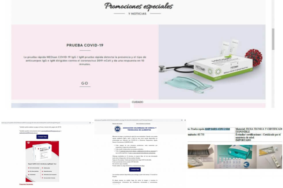 Invima advierte sobre la venta de pruebas rápidas fraudulentas para coronavirus