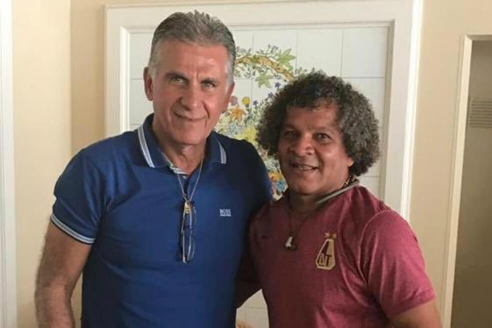 Carlos Queiroz se reunió con Alberto Gamero, Frank Fabra y Sebastián Villa