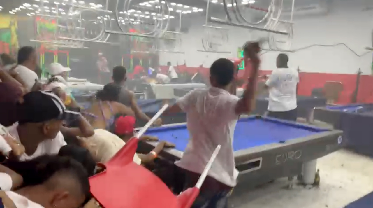 En video: riña dejó varios heridos dentro de un billar del Rebolo, en Barranquilla