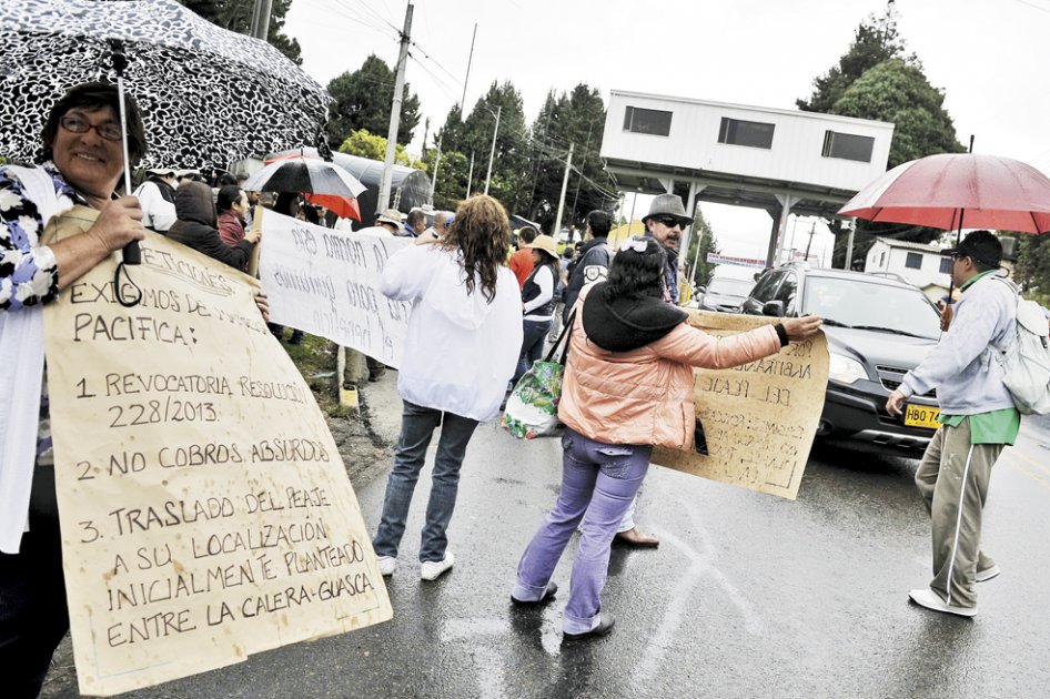 ¿Qué pasó con  la ampliación de la vía a La Calera?