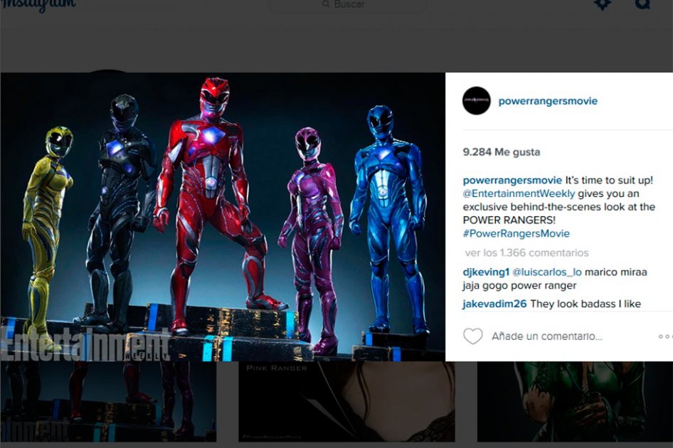Así lucen los «Power Rangers» que veremos en 2017