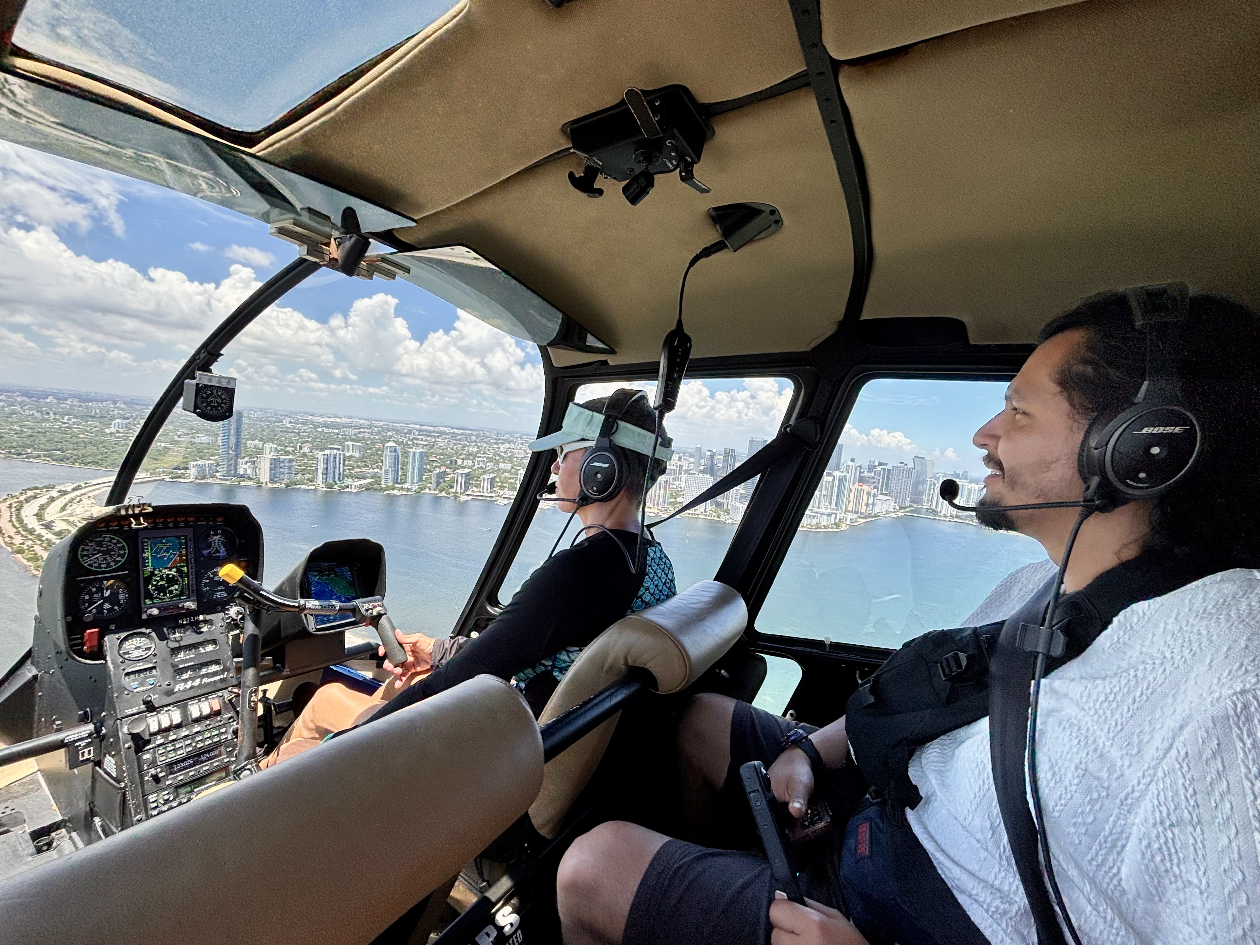 Tour panorámico en helicóptero, otra forma de ver lo más lindo de Miami.