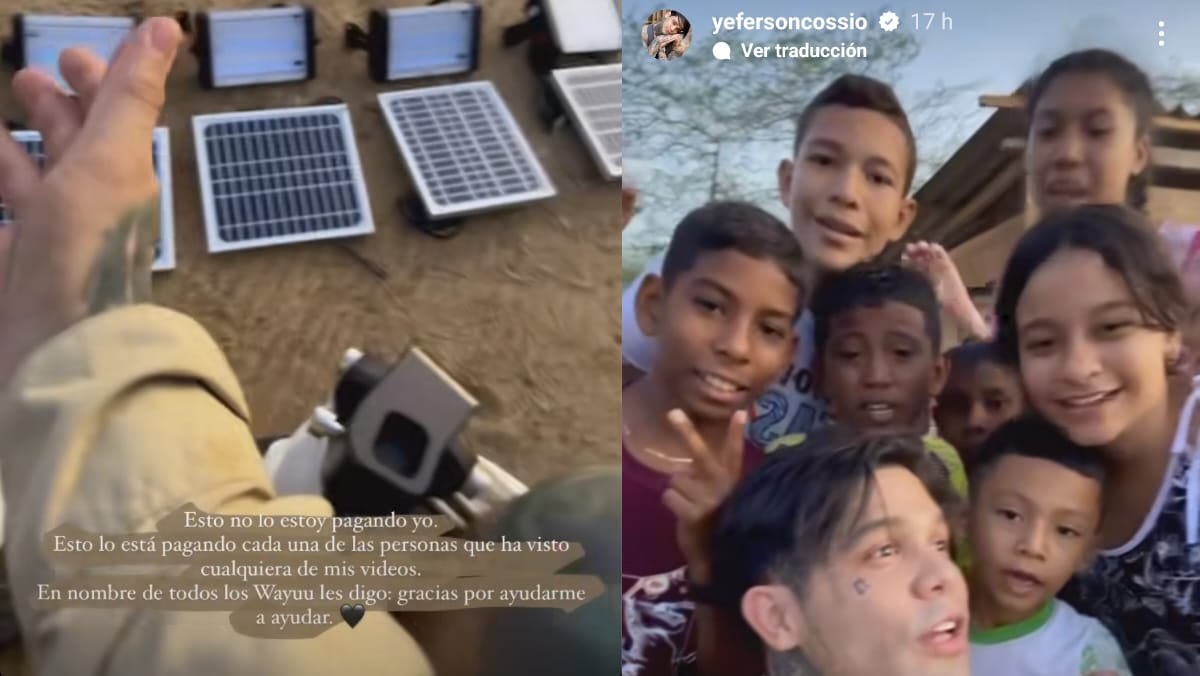 Yeferson Cossio llegó a La Guajira e instaló energía para una comunidad indígena