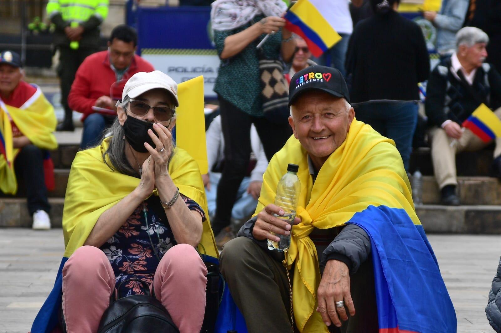 Este martes 14 de febrero, Bogotá es escenario de manifestaciones en apoyo a las reformas que propone el Gobierno Nacional.