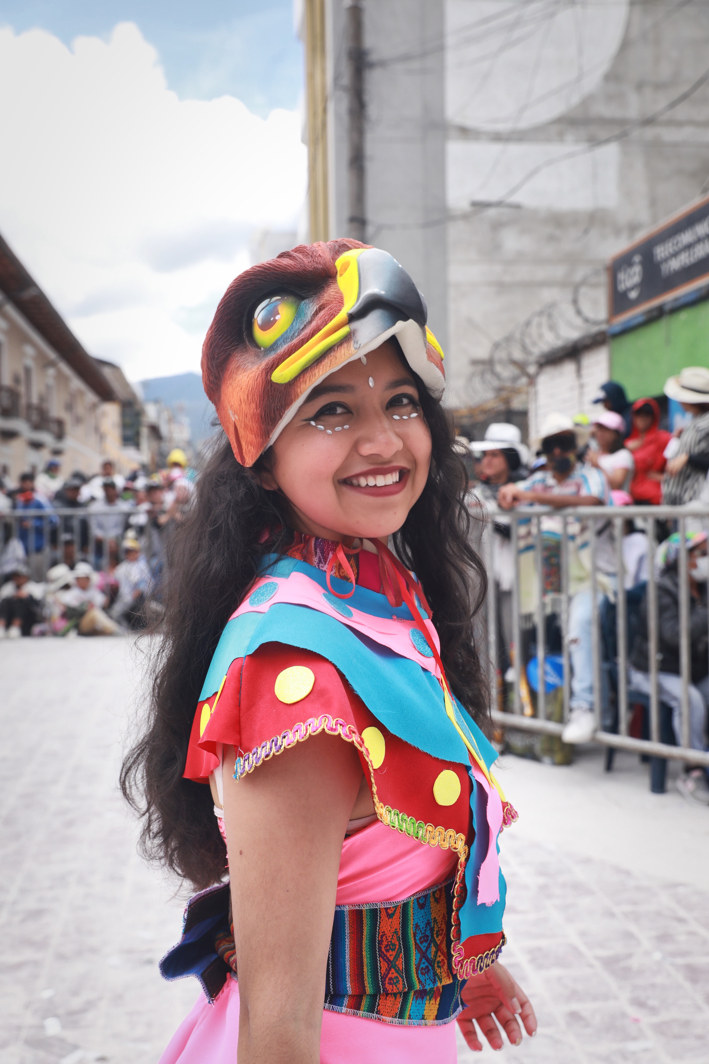 Rostros del Carnaval de Negros y Blancos de Pasto 2024