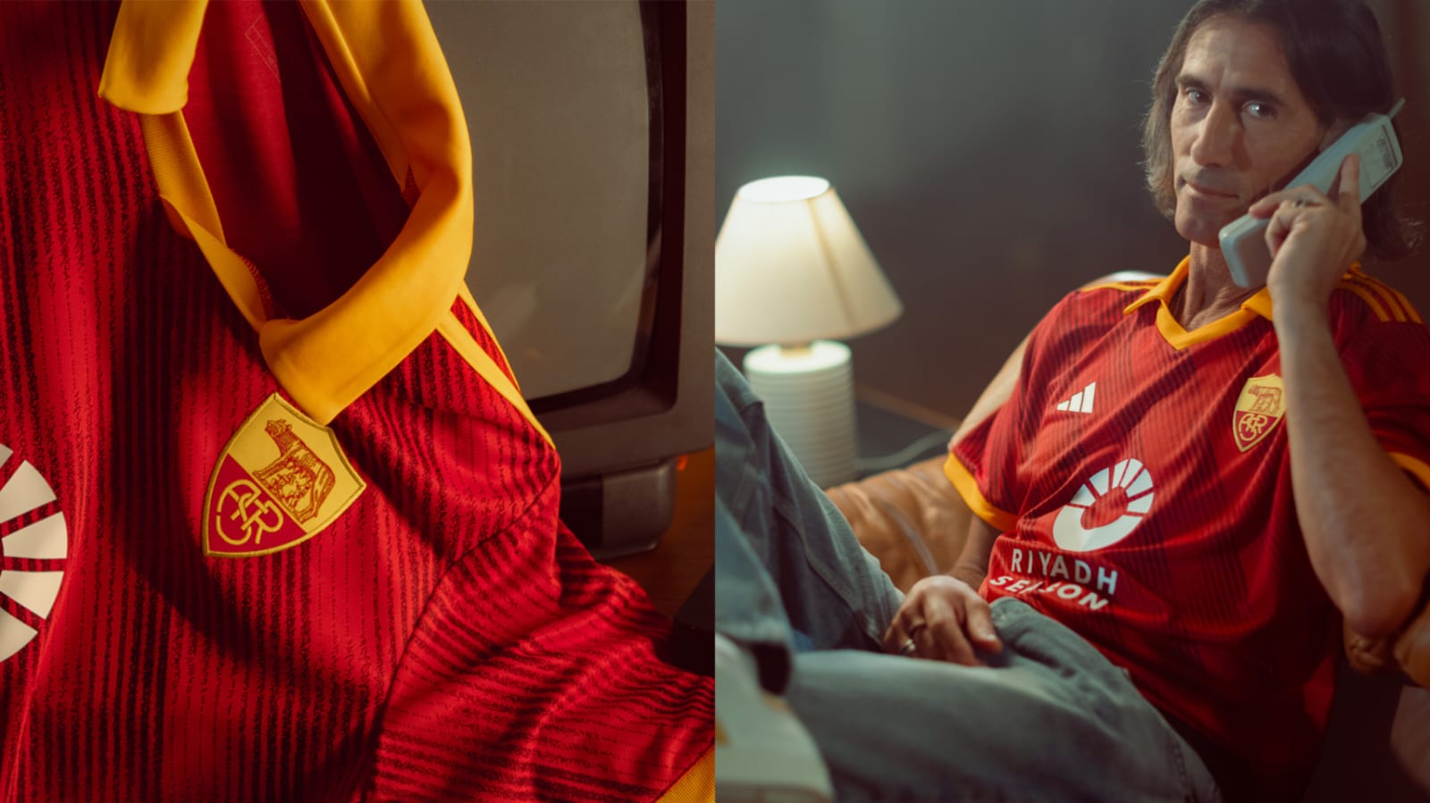 Así es la nueva camiseta retro de la Roma para el derbi ante Lazio