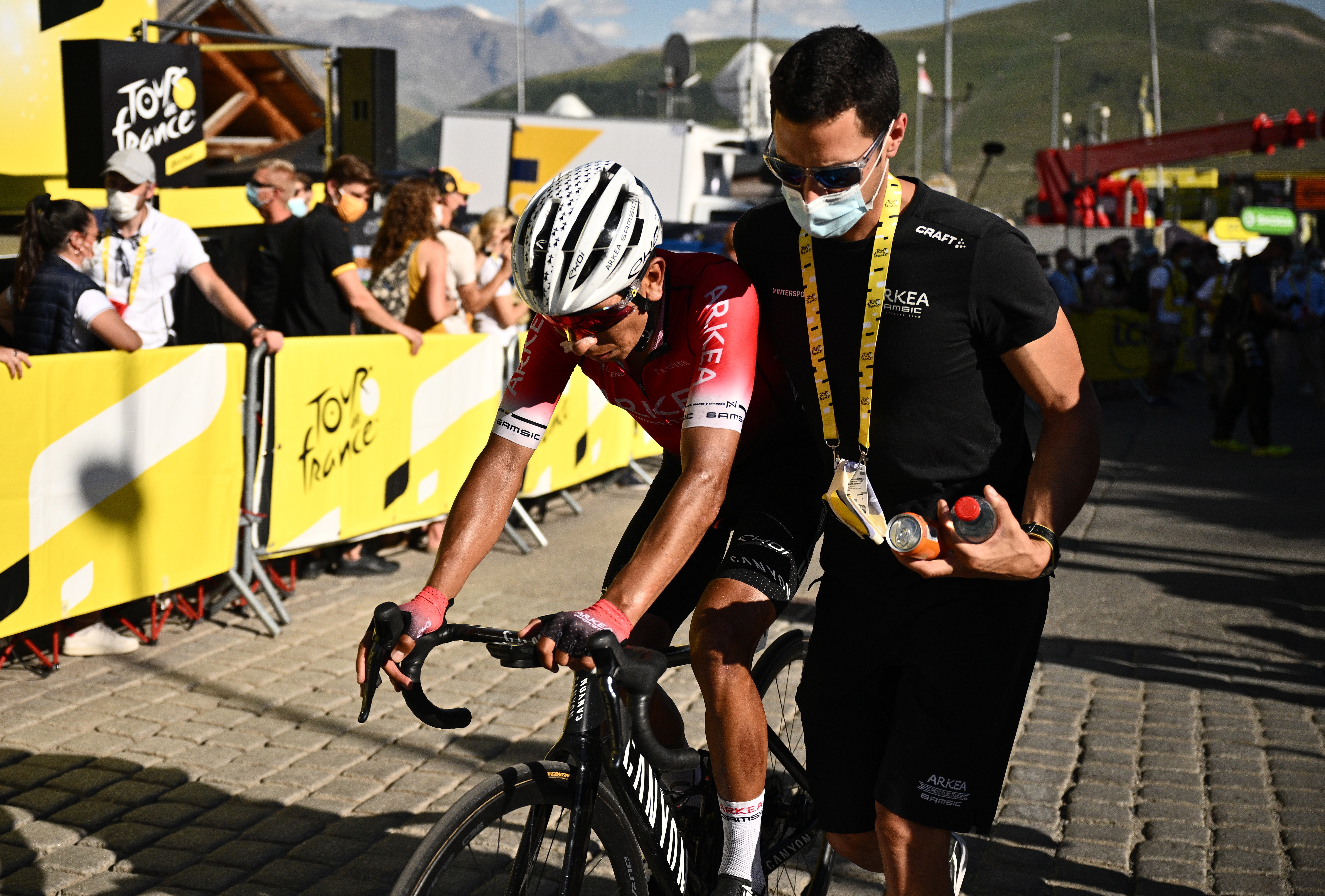 Nairo Quintana: “Adaptarse al ritmo al que se está corriendo el Tour no es fácil”