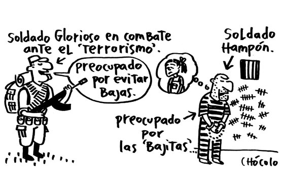 Preocupado por las bajas