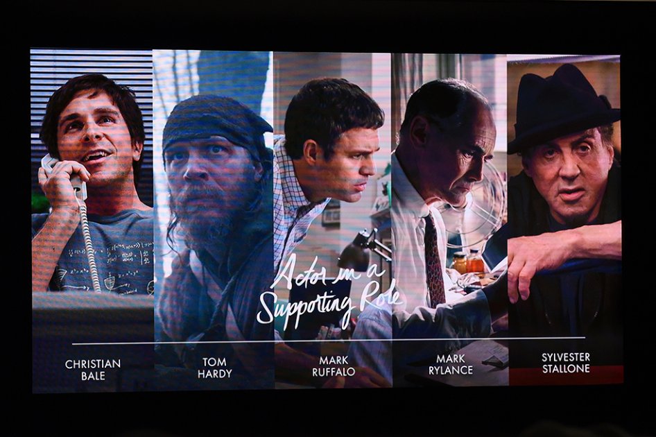 Sylvester Stallone acapara atención de actores de reparto nominados al Óscar