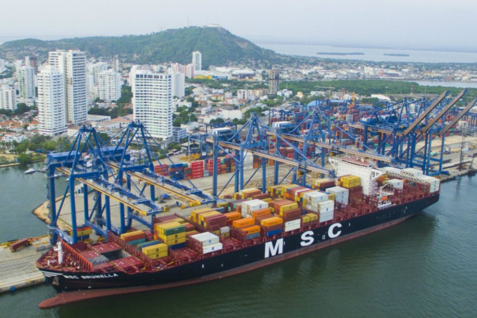 Puerto de Cartagena movió un 3 % más de carga en segundo trimestre