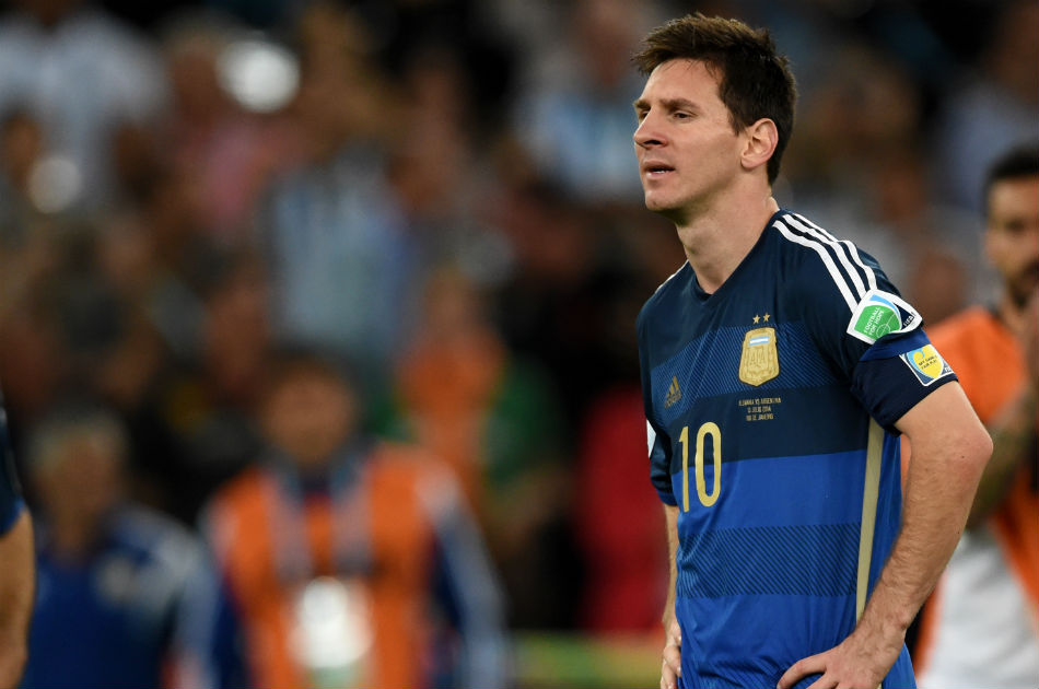 Lionel Messi, inconsolable tras perder la final de la Copa del Mundo