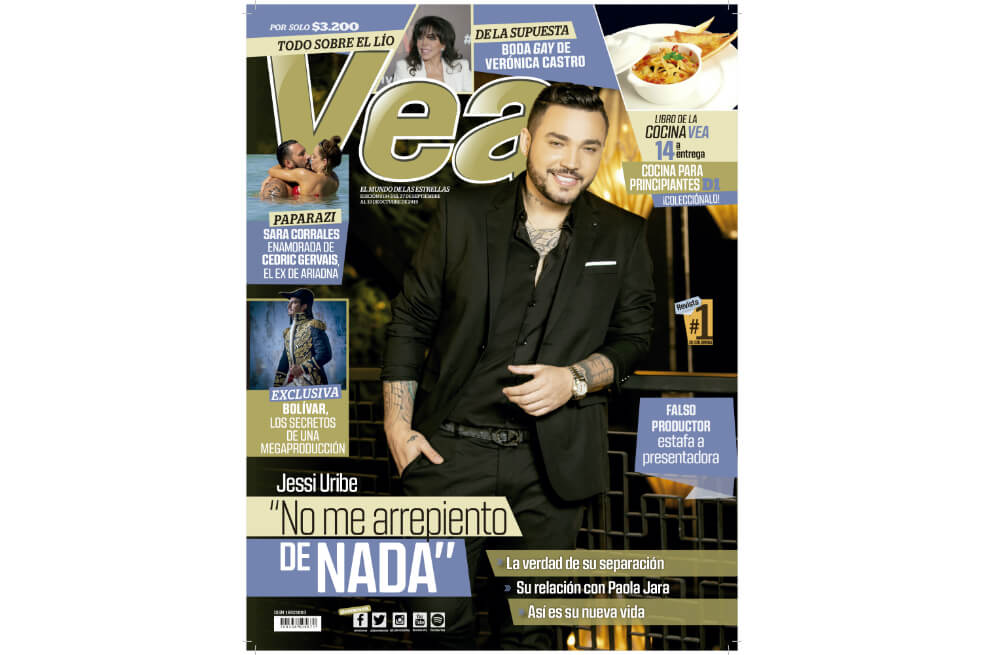Jessi Uribe posa para la portada de la Revista Vea