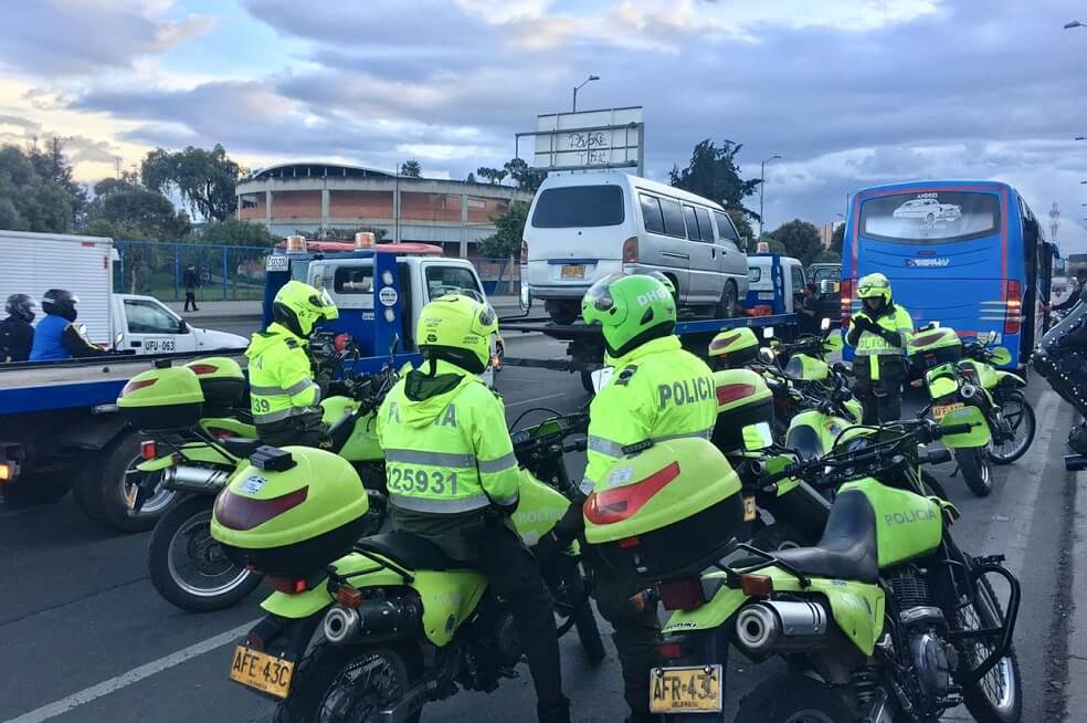 En Bogotá se han impuesto más de 12 mil comparendos por transporte ilegal