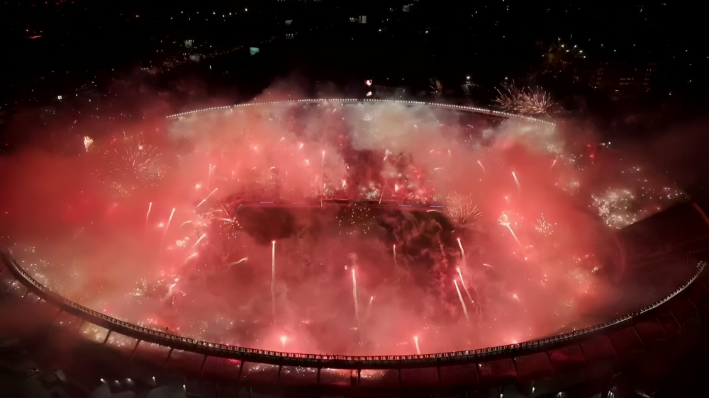 Clausuran El Monumental por uso de pirotecnia en el partido ante Atlético Mineiro